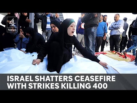 Israel resumes onslaught on Gaza, orders evacuations of key areas
