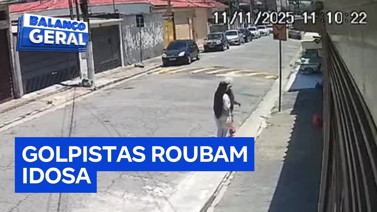Golpistas fingem que vão dar presente para idosa e roubam bolsa e dinheiro da vítima