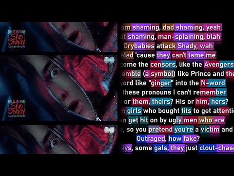 Eminem - Habits (Rhyme Scheme)