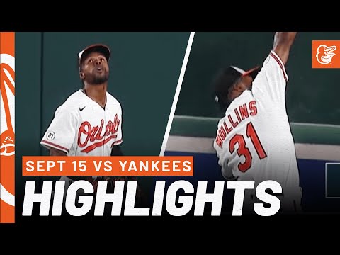 Cedric Mullins Flying Home Run Robbery vs. Yankees – All Calls & Replay Angles | Baltimore Orioles video clip