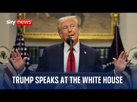 Watch President Trump's first White House news conference in full
