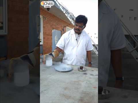 Stumper Ball vs Liquid Nitrogen | Chitti experiment - 18 | Freezing science #chittitamil