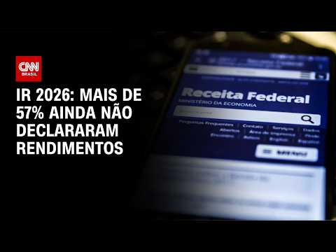 IR 2026: Mais de 57% não declararam a menos de um mês do fim do prazo | CNN NOVO DIA