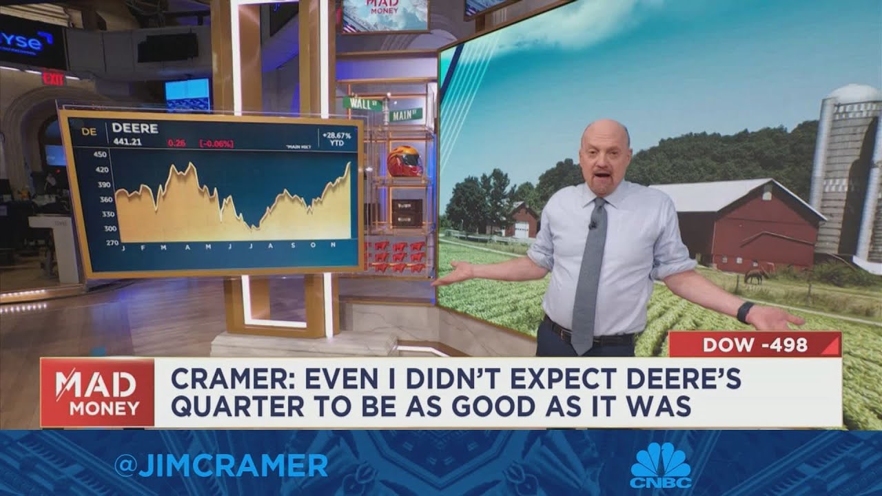 Jim Cramer breaks down Deere’s most recent quarter