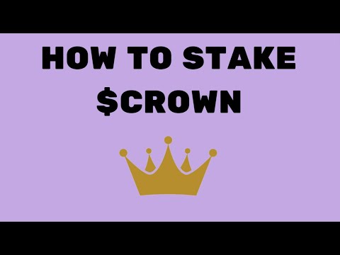 How To Stake $Crown on Photo Finish Live