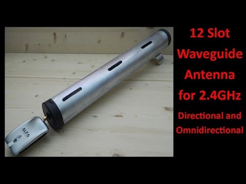 12 Slot Waveguide Antenna for 2.4GHz - UCHqwzhcFOsoFFh33Uy8rAgQ