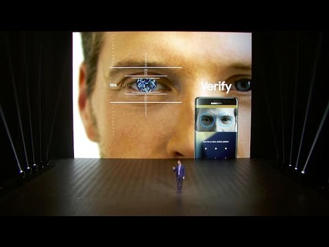 Samsung highlights iris-scanning tech in new Galaxy Note 7 (CNET News) - UCOmcA3f_RrH6b9NmcNa4tdg