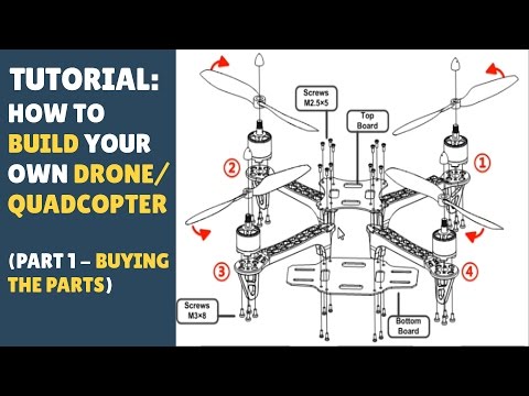 TUTORIAL: How To Build a Drone/Quadcopter - PART 1 - Buying The Parts! - UCmCBXyrezh1JG_3tJOfsB8Q