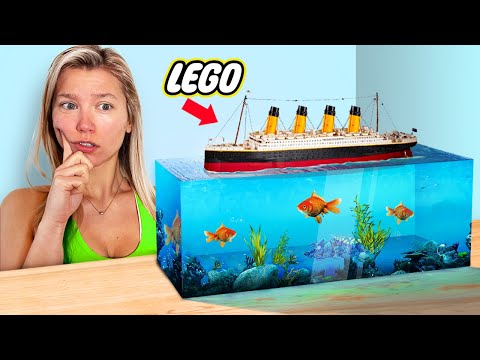 I Built the LEGO Titanic for my Fish This week, I built the LEGO Titanic for my Fish! Thank you Air Up for sponsoring this video 🙂 #ai