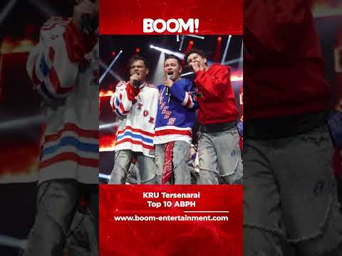 KRU Tersenarai Top 10 ABPH. #boom #boomentertainment #kru #abpbh37 #anugerahbintangpopular #muzik