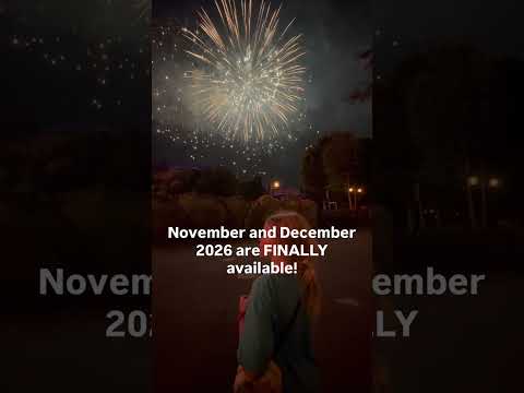 November & December 2026 Disney World Packages Now Available