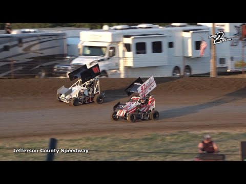 Restricted Micros Jefferson County Speedway Aug  18, 2023 - dirt track racing video image