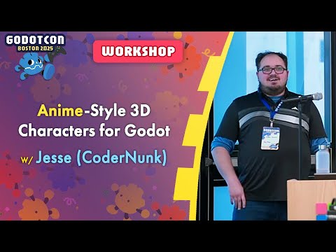 Preparing Anime-Style 3D Characters for Godot Using Blender – Jesse (CoderNunk) – GodotCon 2025