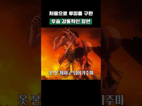 처음으로 루피를 구한 <strong>우솝</strong> 감동적인 장면 #원피스 #shorts