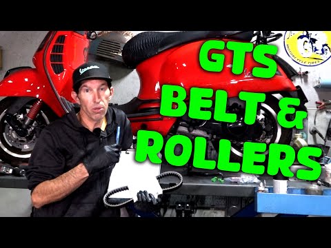 Vespa GTS 250 & 300 Belt & Roller Replacement