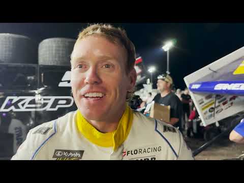 Brad Sweet discusses his second-place finish, good point night, and more on Night 1 of the Gold Cup - dirt track racing video image