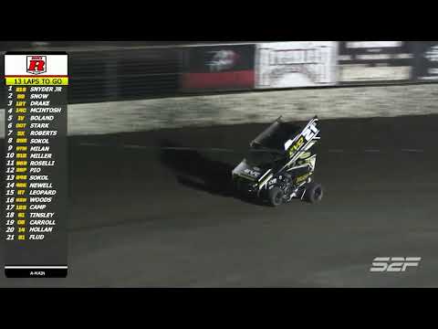 3.7 Outlaw Nationals at Port City Raceway Winged Outlaw Highlights - dirt track racing video image