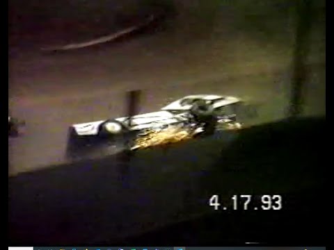 1991 to 1994 Modified Wrecks and Flips at Cedar Lake Speedway - dirt track racing video image