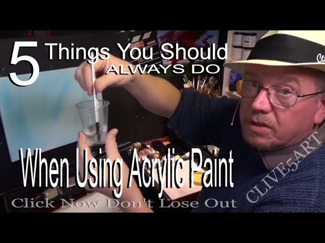 Can You Paint on Acrylic?