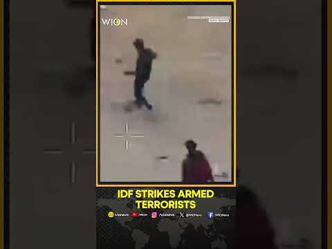 IDF Air Force Attacks Terrorists Crossing Yellow Line in Bait Lahia | WION Shorts