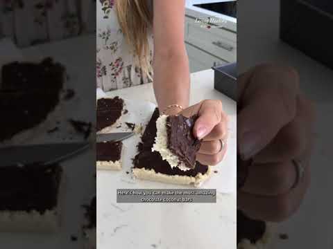 Coconut Chocolate Bars (Vegan & Paleo) #shorts