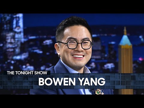 Bowen Yang Had to Apologize After Kissing Ariana Grande Too Hard on SNL (Extended) | Tonight Show