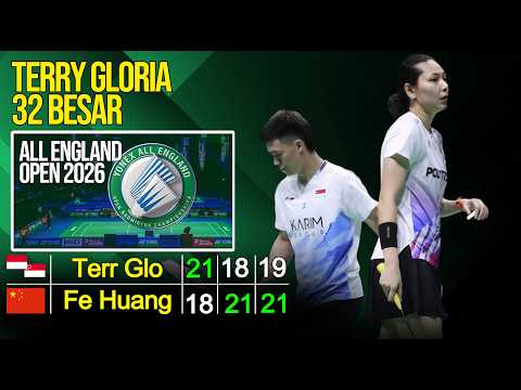 Terry/Gloria vs Feng/Huang (Chn) | R32 All England Open 2026 | Live Badminton Reaction + Score