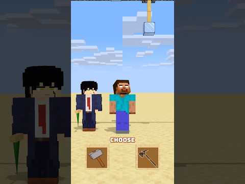 HELP Herobrine To Choose And Break All The Bedrock #friendship #shorts #trending #anime