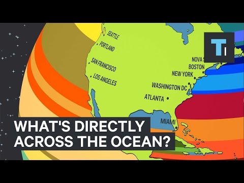 What's directly across the ocean? - UCVLZmDKeT-mV4H3ToYXIFYg