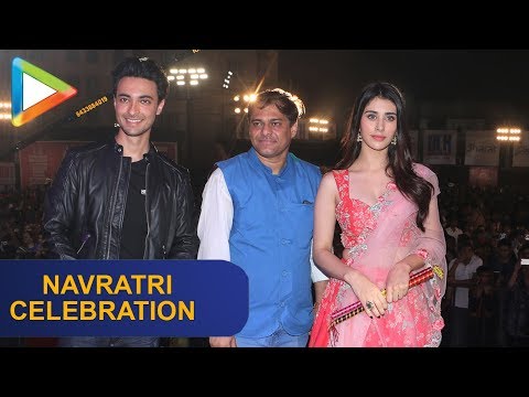 Loveyatri Actor Aayush Sharma & Warina Hussain Celebrating Navratri