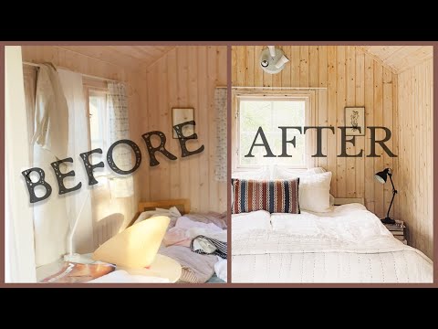 Redecorating our Swedish Guest Cottage (with Before and After)
