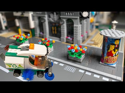 Lego-Stadt (Teil 45) Die Stadt blüht auf – Details quer durch die Stadt