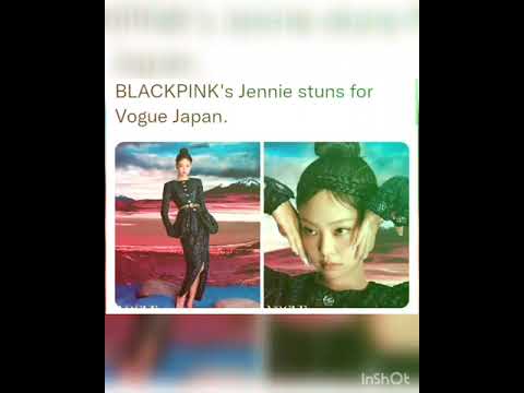 BLACKPINK's Jennie stuns for Vogue Japan.