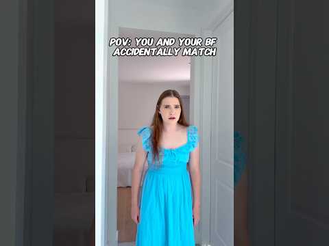POV: You and your boyfriend accidentally <strong>match</strong>😂 #<strong>shorts</strong> #shortvideo #couple #trend