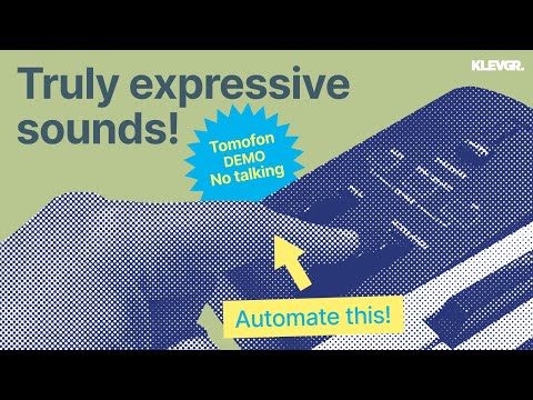 Truly expressive sounds! How automation brings out the best out of Tomofon