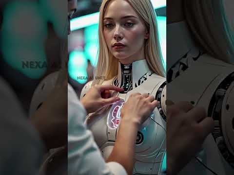 The Beautiful Face and Smile of a Humanoid