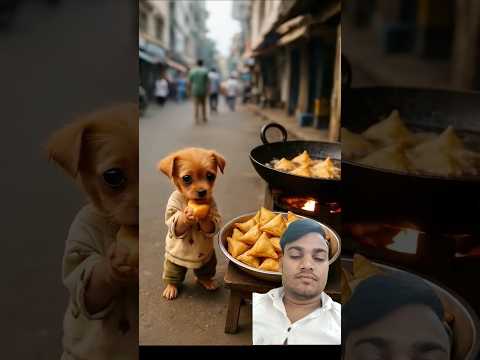 The poor puppy didn't have samosa #animals #animahal #dog #dogshorts #trending #viral #animal