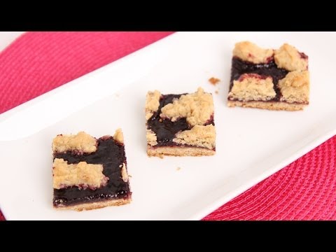 Oat Jam Bars Recipe - Laura Vitale - Laura in the Kitchen Episode 708 - UCNbngWUqL2eqRw12yAwcICg