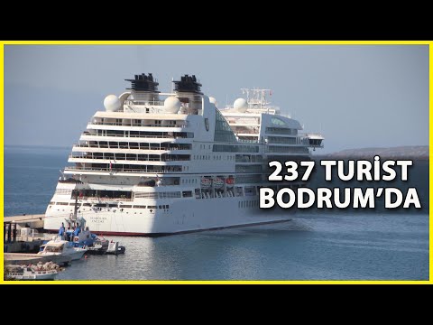 Bodrum'a Gemiyle 237 Turist Geldi