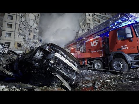Ataque russo em Dnipro faz pelo menos 20 mortos