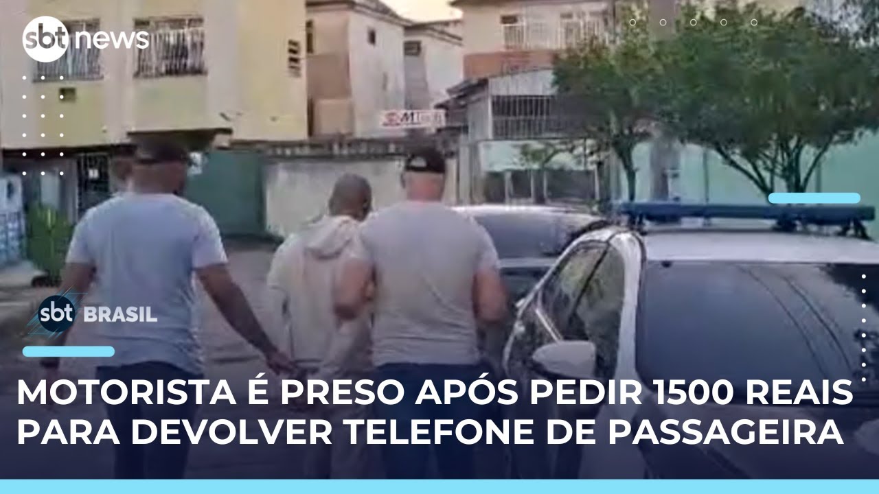 Motorista de aplicativo é preso por extorsão | SBTBrasil