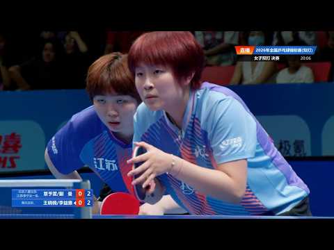 FULL MATCH | Kuai Man/Qin Yuxuan vs Li Yihui/Wang X. | FINAL | 2026 China National Championships