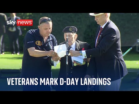 Veterans arrive in France for D-Day landing anniversary events