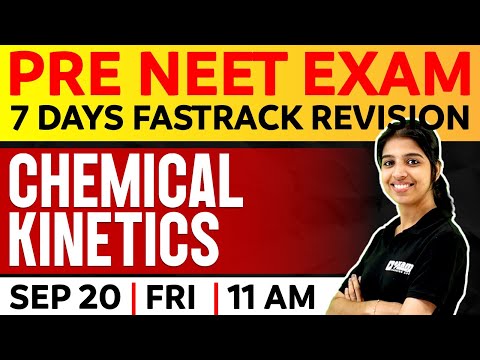 PLUS TWO | PRE NEET CHEMISTRY | CHEMICAL KINETICS | EXAM WINNER PLUS TWO