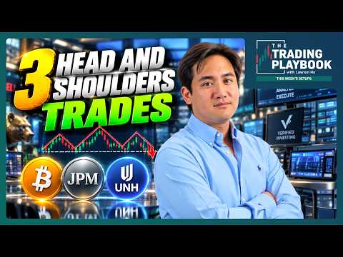 Head and Shoulders Trade Setups on (BTC, JPM, UNH)