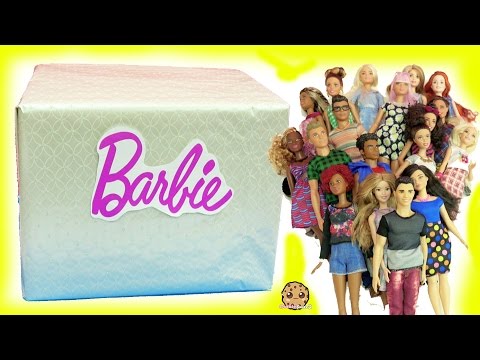 Biggest Haul Giant Box of Cool Barbie Dolls Tall, Petite, Curvy, Ken Fashionistas - UCelMeixAOTs2OQAAi9wU8-g