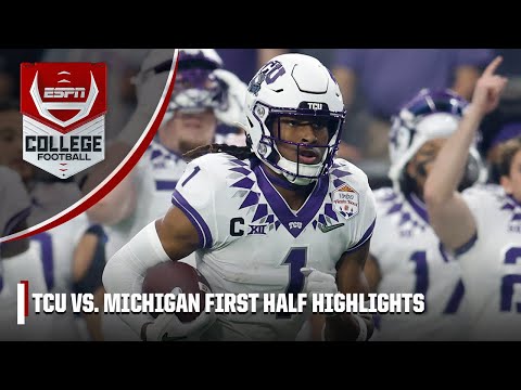 TCU vs. Michigan First Half Highlights | College Football Playoff
