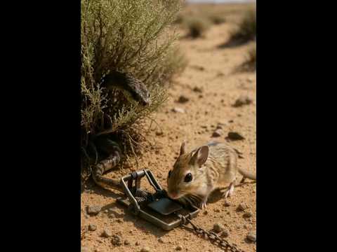 Will it press the trap?｜Predator’s eyes on the prize — tension rises 🐍