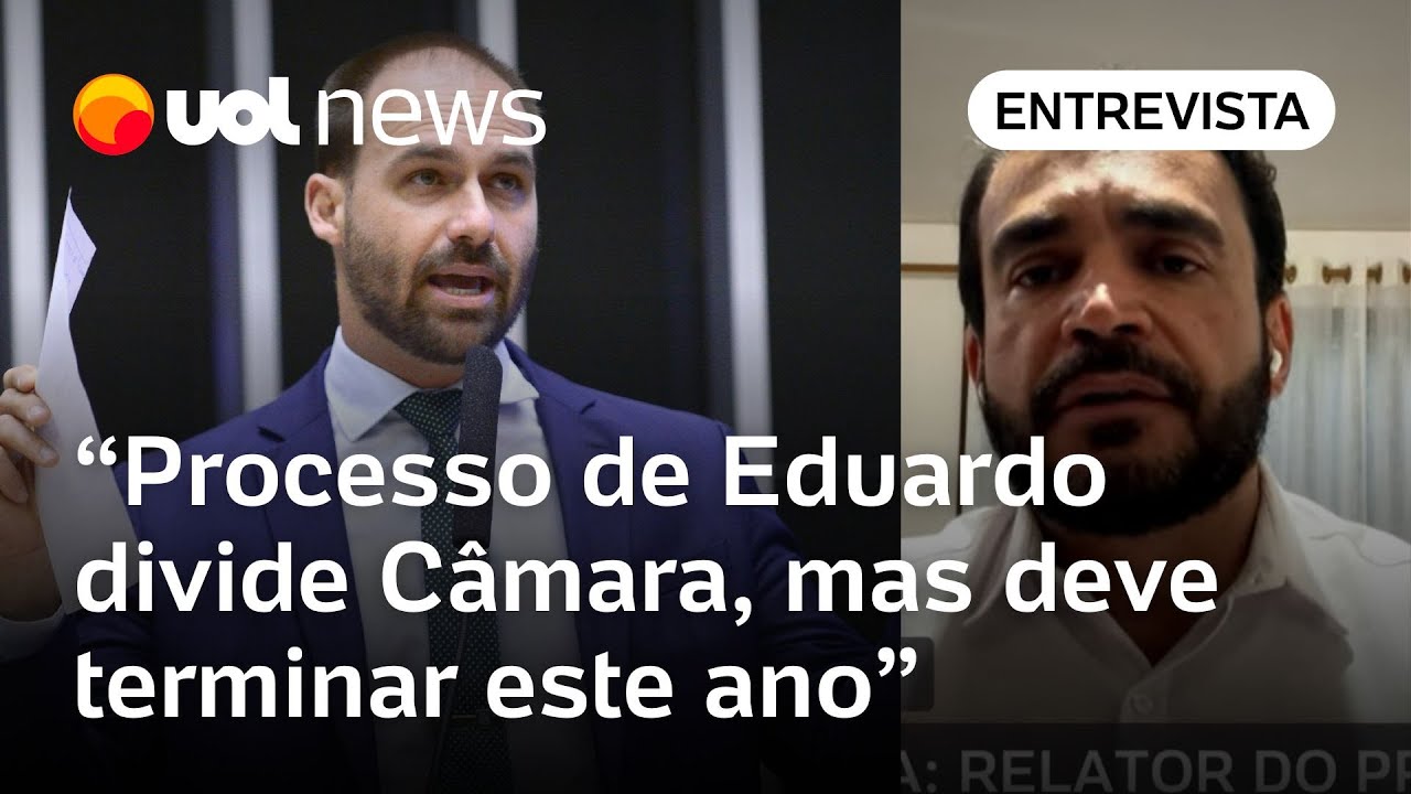 Cassação de Eduardo Bolsonaro divide Câmara, mas processo deve terminar ainda este ano, diz relator