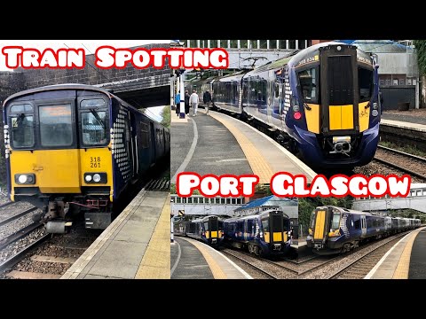 Train Spotting - Port Glasgow (12th October 2021)